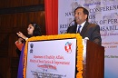 Shri.Awanish K Awasthi, Joint Secretary to G.O.I, D.D.A, M.S.J&E delivering  inaugural address during the Conference