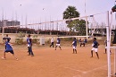 One of the events (Volley ball) conducted during the sports meet.