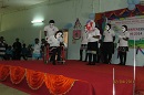 Db Trainees performing cultural activities during the celebration.