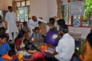 Hon'ble Minister interacting to the persons with disabilities