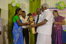 Artificial Limb distributed to one of the beneficiary by the Guest of Honour,
                     	Kalaimamani V.K.T. Balan, 