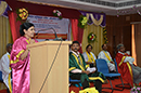 Chief Guest Dr. Latha Pillai, Director, Rajiv Gandhi National Institute of Youth Development, delivering convocation address