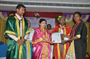 Chief Guest conferring the Degree Certificate to one of the graduate