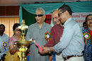 Dr. D.K. Menon, Former Founder Director, N.I.M.H, lighting the lamp during inauguration function.