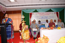 Smt. Aloka Guha, Former Chairperson, National Trust, delivering the Chief Guest address.