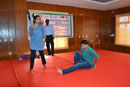 Practical Demonstration During Seminar On Yoga.