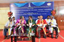 Dignitaries on the Dais in the Convocation ceremony.