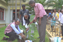 Hon’ble Minister Plant a sapling in the NIEPMD campus