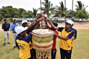 Lighting the Sports Torch by PwDs during the inauguration of Annual Sports Meet 2020