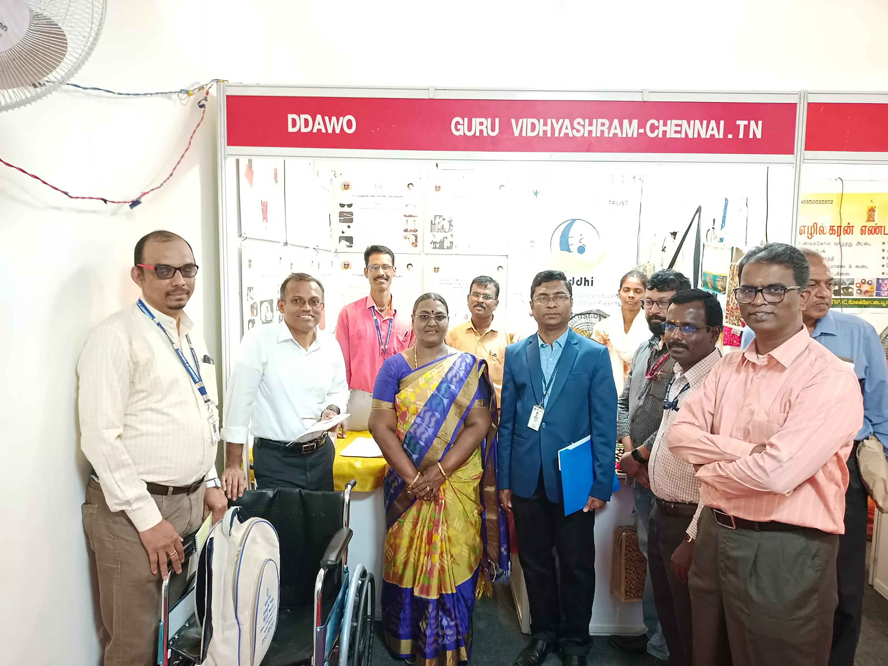 visit of stall by Dr.Ananda Kumar, Secretary, Dept.of Welfare of Differently Abled Persons